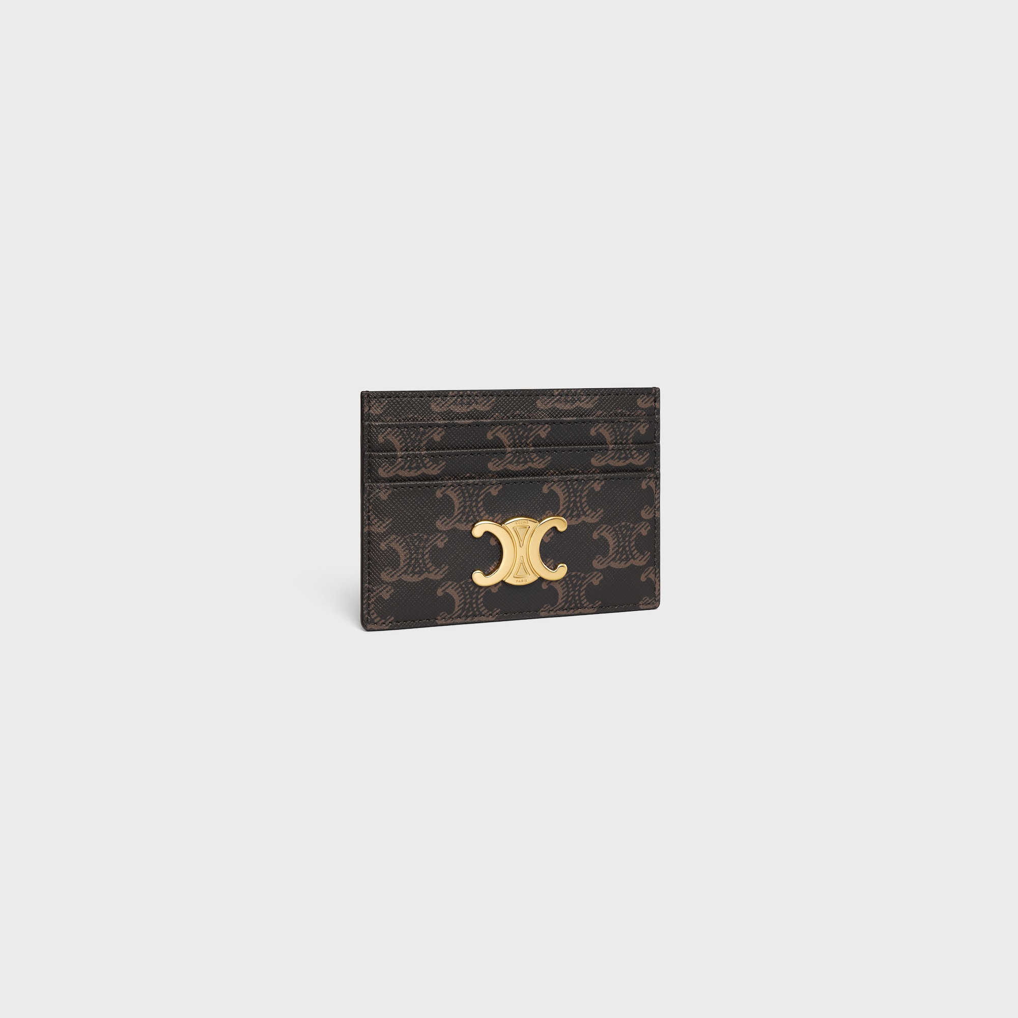 CARD HOLDER TRIOMPHE IN TRIOMPHE CANVAS TAN - Image 2